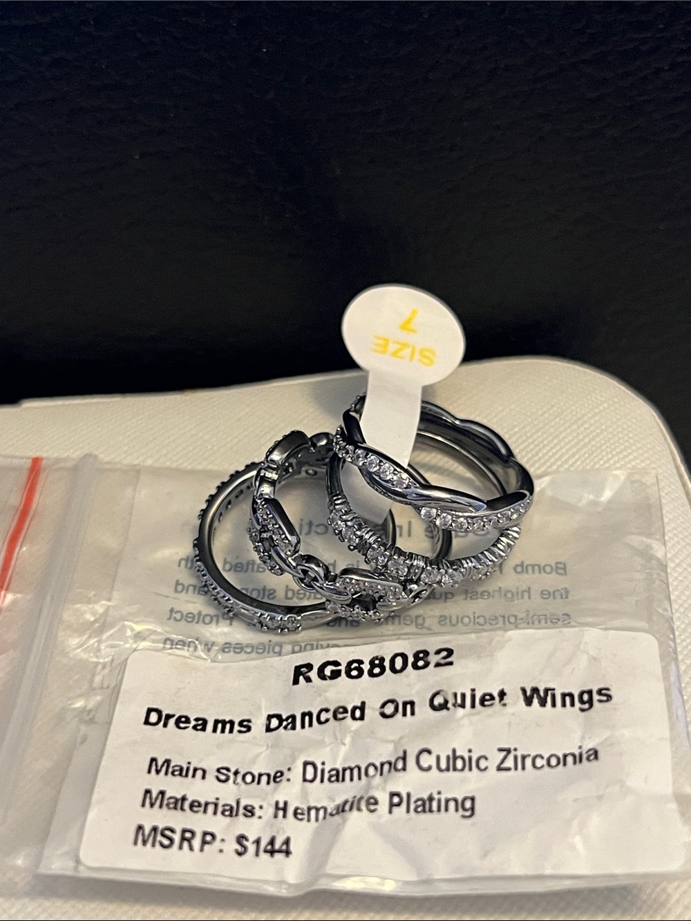 Bomb Party Dreams Danced On Quiet Wings Delicates rings